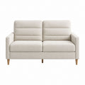 2-Sitzer Sofa Beige Polyester Rechteckig 150 x 85 x 88 cm